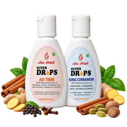 King Cinnamon + All Time Super Drops Combo 30ml + 30ml For All Ages