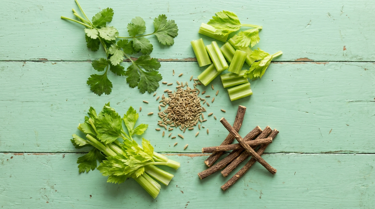 Super Drops Meal Time Cool ingredients flat lay